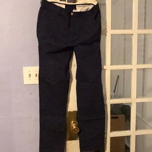 Hawkins McGill Skinny Chino Pant Sz 36W Navy Blue